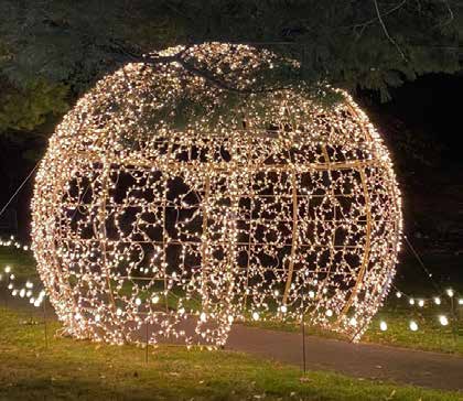 12' Bauble Walkthrough Ornament Holiday Light Display