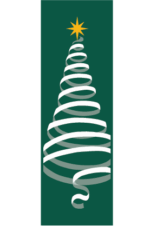 Modern Spiral Tree Street Banner 02204