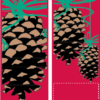 Trio Of Pine Ornaments Street Banner Set 05315