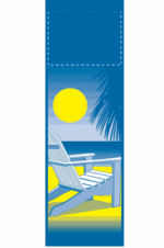 New Sunny Beach Chair Street Banner 06212