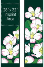 Bright Double Blossoms Street Banner Set