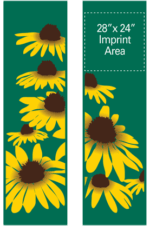 Yellow Cone Sunflowers Street Banner Set 06313