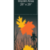 Sunset Maples At Night Street Banner 07224