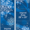 Swirling Snow At Night Street Banner Set 07321