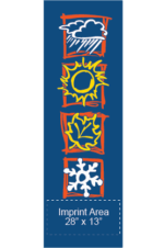 Four Festive Seasons Street Banner 08307_30x94