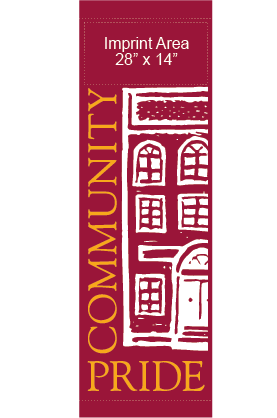 Pride Of Community Street Banner