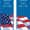 Blue Patriot Flag Street Banner Set 09305