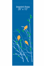 Trio Of Autumn Birds Street Banner 09306