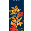 Navy Leaf Collage Street Banner 09314