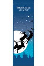 Reindeer Christmas Journey Street Banner 09315
