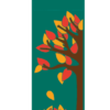 Falling Autumn Leaves Street Banner 09321