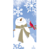 Country Snowman With Bird Street Banner 09936