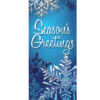 Sparkling Frosty Snowflakes Street Banner 09940