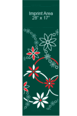 Modern Flower Wreath Street Banner 10217