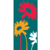 Painted Daisies Trio Street Banner 10308