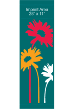 Painted Daisies Trio Street Banner 10308