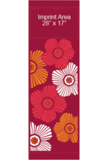 Fancy Flower Array Street Banner 10309_30x94