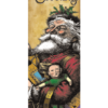Antique Santa With Toys Street Banner 10937