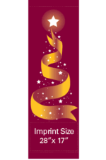 Gold Seasons Ribbon Street Banner 11215