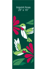 Hummingbirds Flying Street Banner 11301_30x94