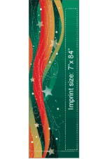 GREEN STREAMER CELEBRATION STREET BANNER