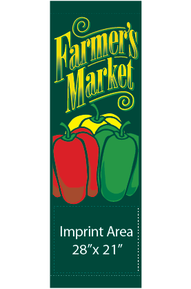 Peppers In Farmers Market Street Banner