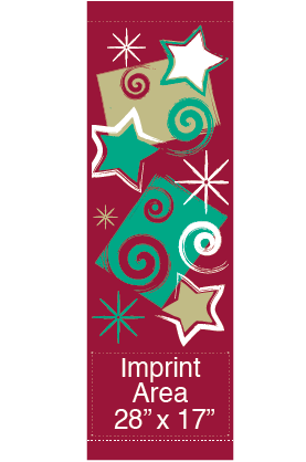 Whimsical Stars & Swirls Street Banner 12322