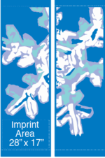 Double Blue Wonder Snow Street Banner Set 12324