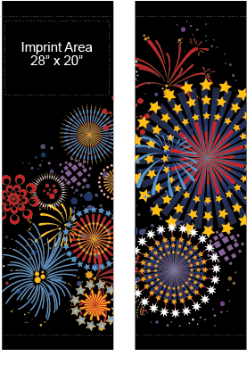 Digital Tech Fireworks Street Banner Set 12931