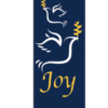 White Joy Doves Street Banner 13221