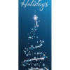 Glittering Starlight Tree Street Banner 13941