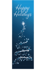 Glittering Starlight Tree Street Banner 13941