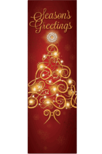 Fancy Musical Tree Street Banner 13946