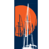 Sailing In Harbor Sun Street Banner 14201