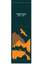 Mountains At Dusk Street Banner 14206