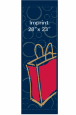 Modern Red Shopping Bag Street Banner 14209