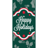 Happy Green Holly Street Banner 14217
