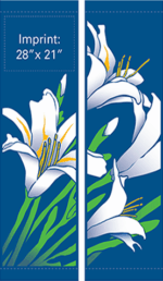 Lilies In The Breeze Street Banner Set 14307