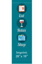 Eat Relax Shop Street Banner