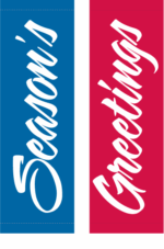 Large Season's Greetings Street Banner Set 15118