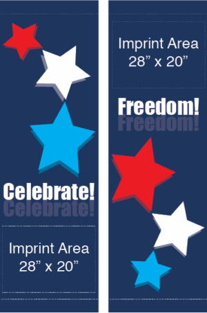 Celebrate Freedom Stars Street Banner Set 16302