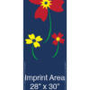 Floral Pinwheel Trio Street Banner