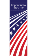 Swooping Stars And Stripes Blue Street Banner 16932