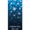 Snowflake & Stars Serene Street Banner 16940