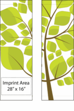 Leafy Tree Stencil Street Banner Set 17931