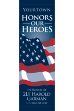 Honor Our American Heroes Street Banner 17932