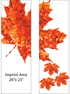 Bright Maple Leaf Street Banner Set 18942