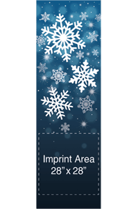 All That Glitters Snowflakes Street Banner 19940