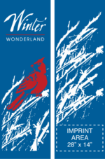 Double Winter Wonderland Branches Street Banner Set 20247