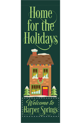 Sweet Home For The Holidays Street Banner 20816